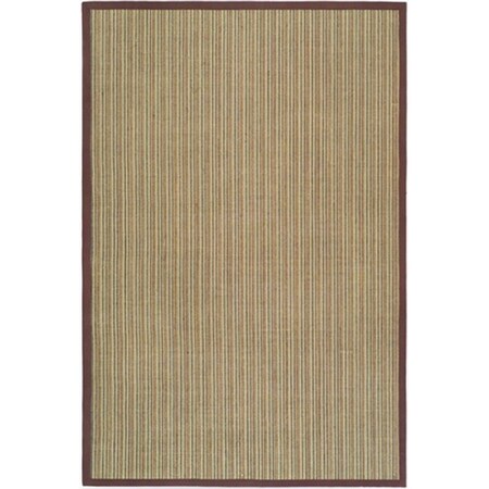 Safavieh 2 ft. 6 in. x 12 ft. Runner Casual Blue and Purple Natural Fiber Rug NF442C-212